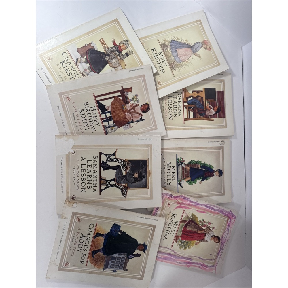 Vtg American Girl Doll Books Pleasant Co Kirsten Felicity Lot of 8